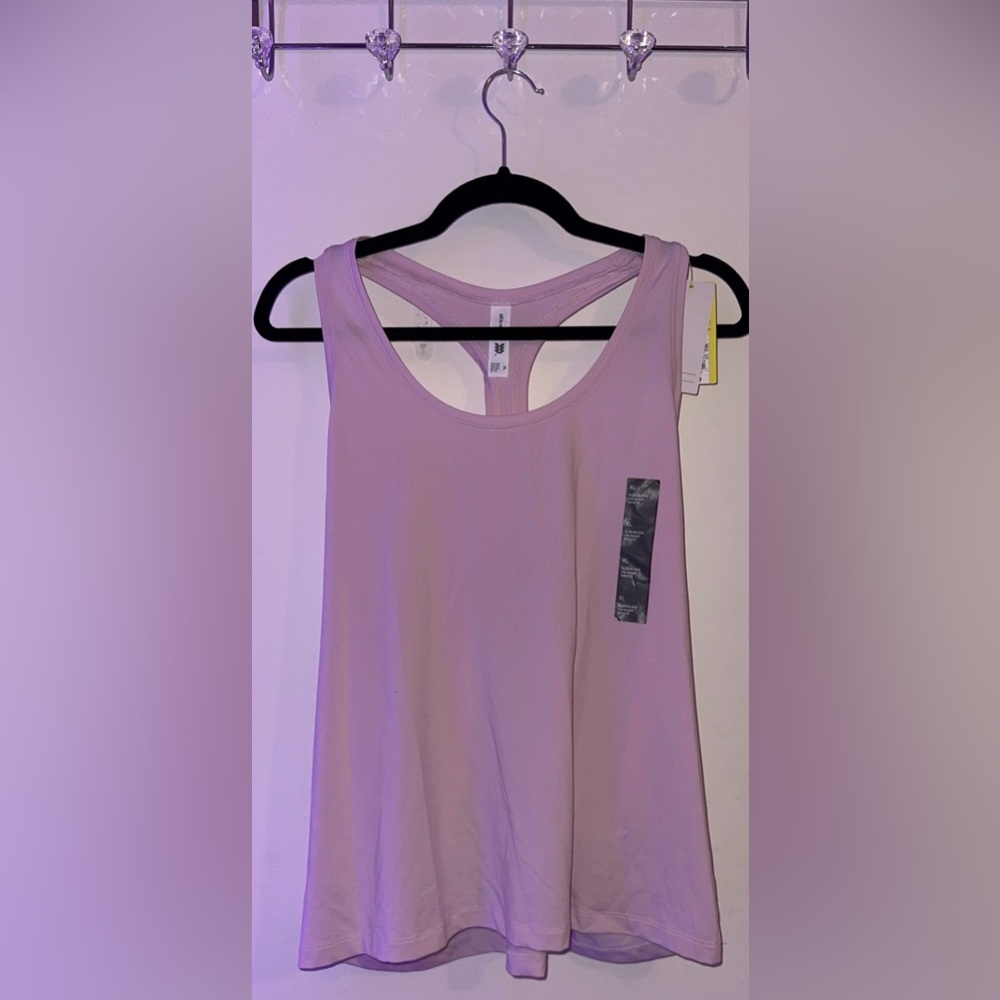 all in motion light pink essential racerback tank